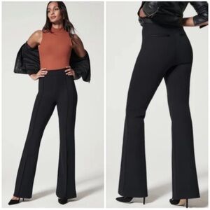 Spanx The Perfect Pant Hi-Rise Flare 20252R Size XS Black 32” inseam